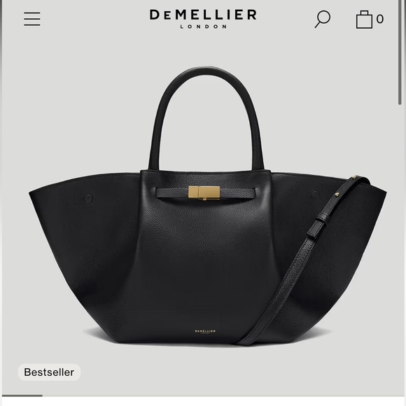 DeMellier Handbags - DeMellier The Midi New York Black Tote